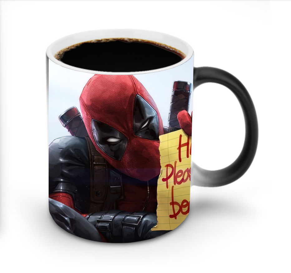 （画像用） Deadpool デッドプール 温度変色マグカップ