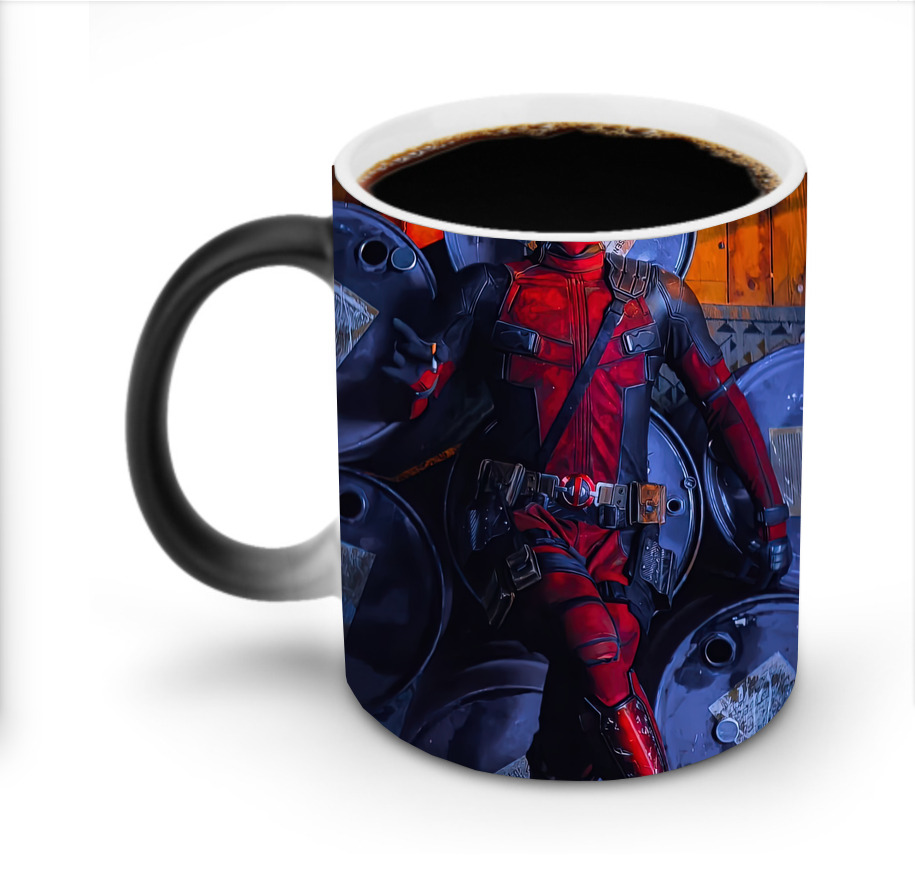 （画像用） Deadpool デッドプール 温度変色マグカップ