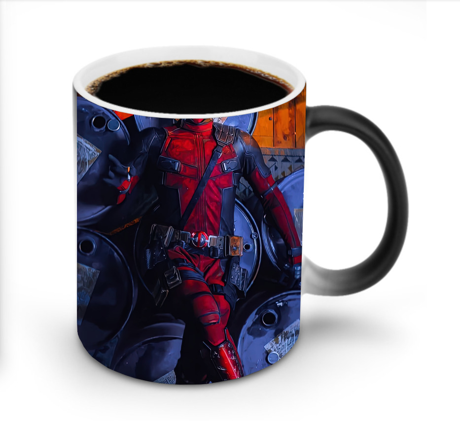 （画像用） Deadpool デッドプール 温度変色マグカップ