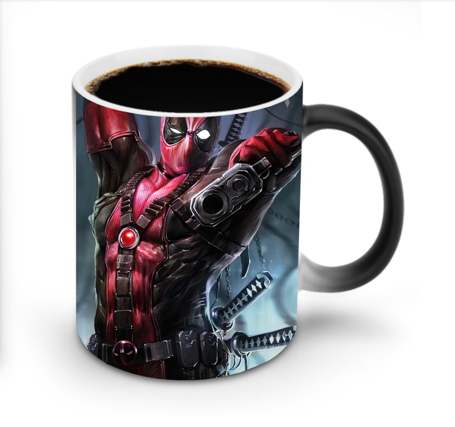 （画像用） Deadpool デッドプール 温度変色マグカップ