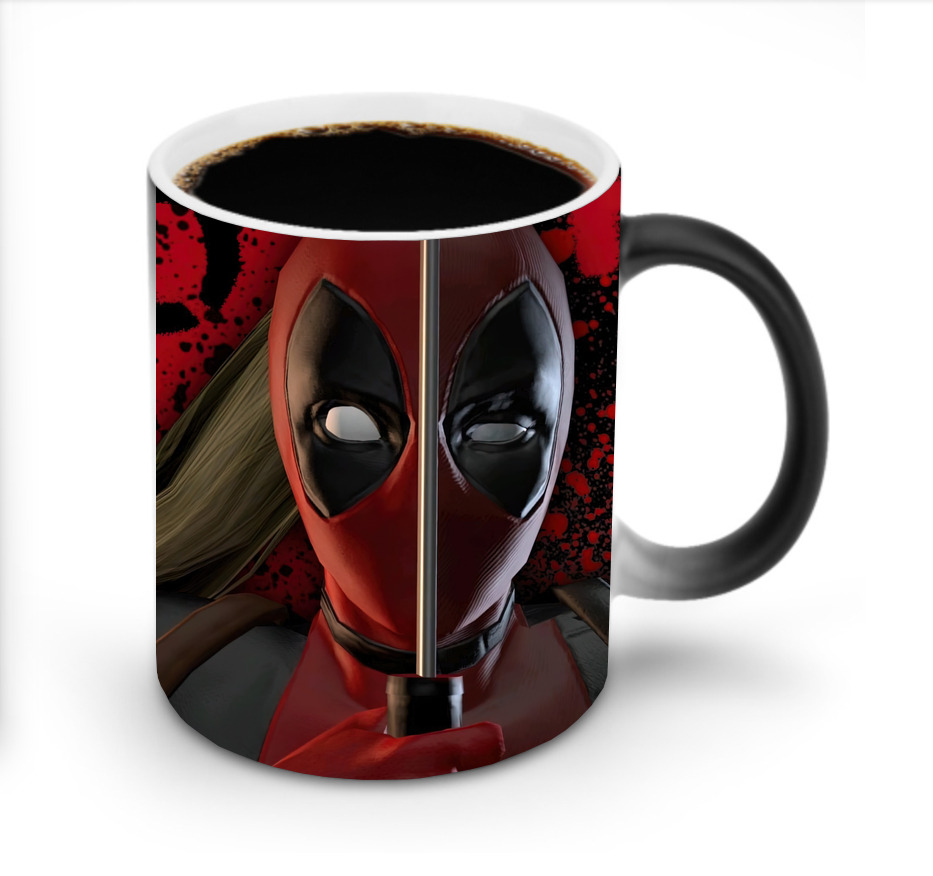 （画像用） Deadpool デッドプール 温度変色マグカップ