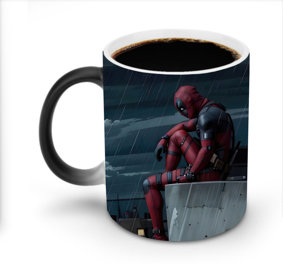 （画像用） Deadpool デッドプール 温度変色マグカップ