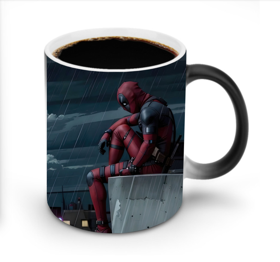 （画像用） Deadpool デッドプール 温度変色マグカップ