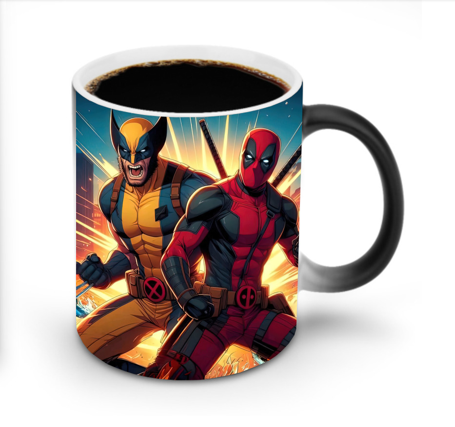 （画像用） Deadpool デッドプール 温度変色マグカップ