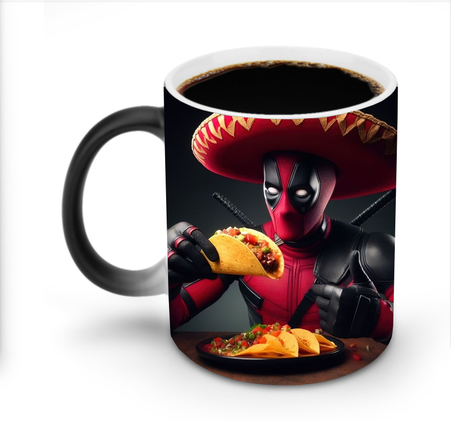 （画像用） Deadpool デッドプール 温度変色マグカップ
