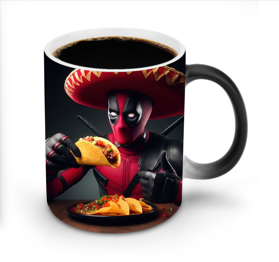 （画像用） Deadpool デッドプール 温度変色マグカップ