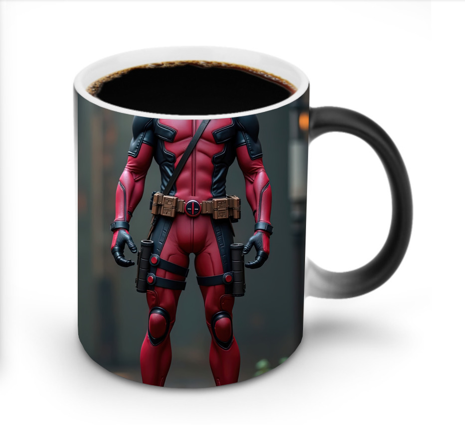 （画像用） Deadpool デッドプール 温度変色マグカップ