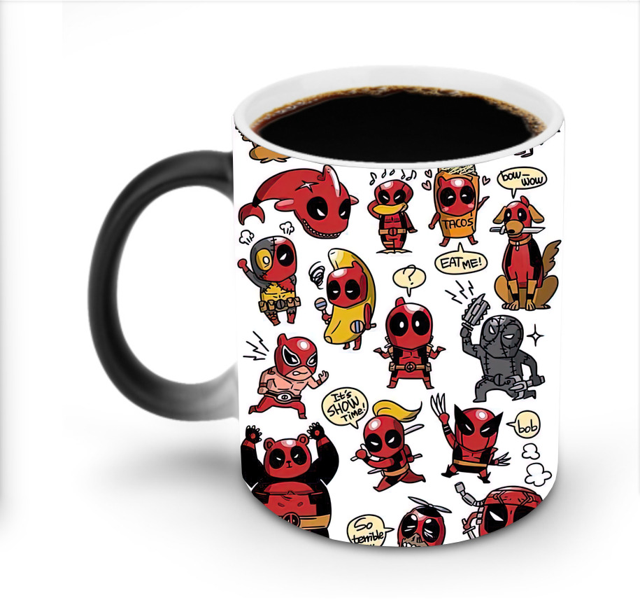 （画像用） Deadpool デッドプール 温度変色マグカップ
