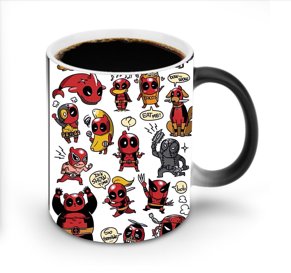 （画像用） Deadpool デッドプール 温度変色マグカップ