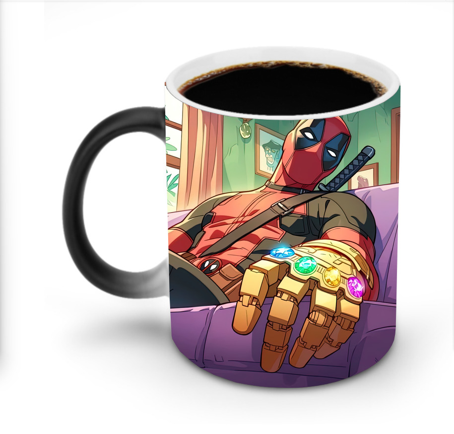 （画像用） Deadpool デッドプール 温度変色マグカップ