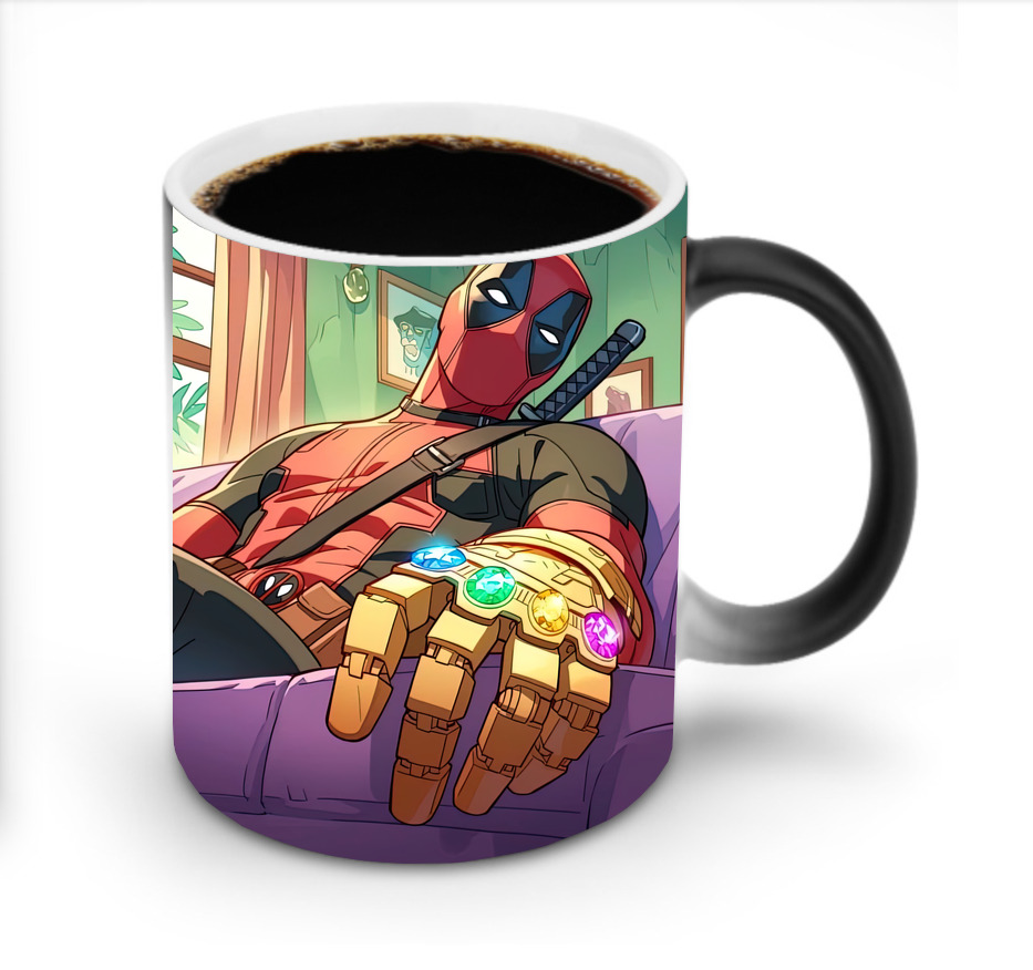 （画像用） Deadpool デッドプール 温度変色マグカップ