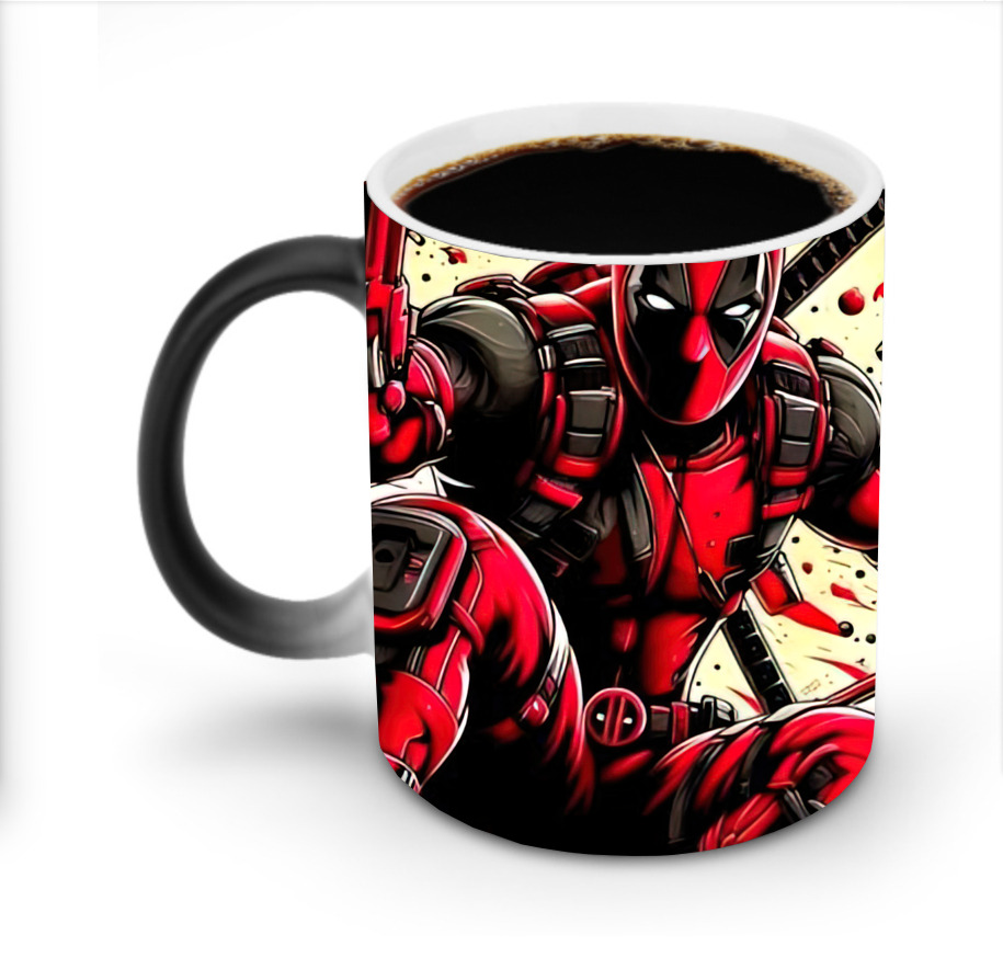 （画像用） Deadpool デッドプール 温度変色マグカップ