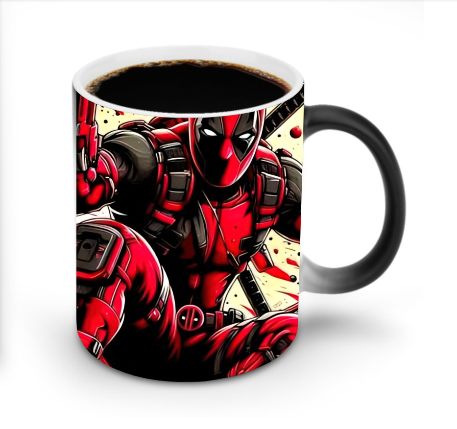 （画像用） Deadpool デッドプール 温度変色マグカップ
