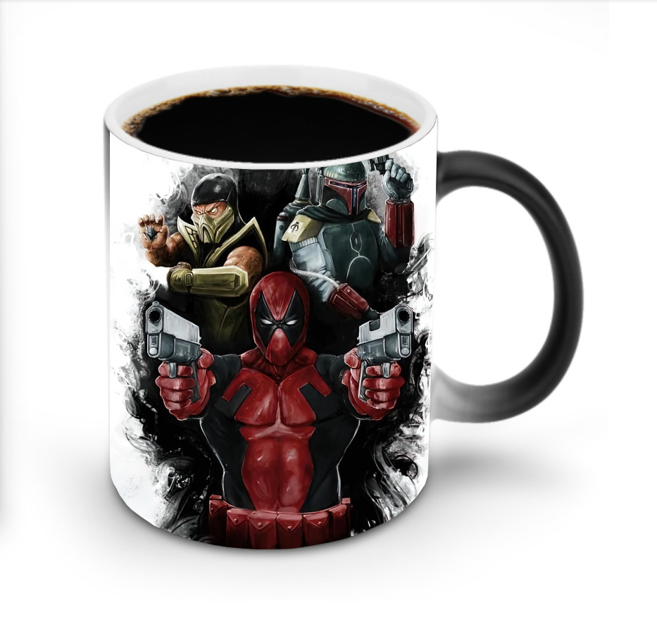 （画像用） Deadpool デッドプール 温度変色マグカップ