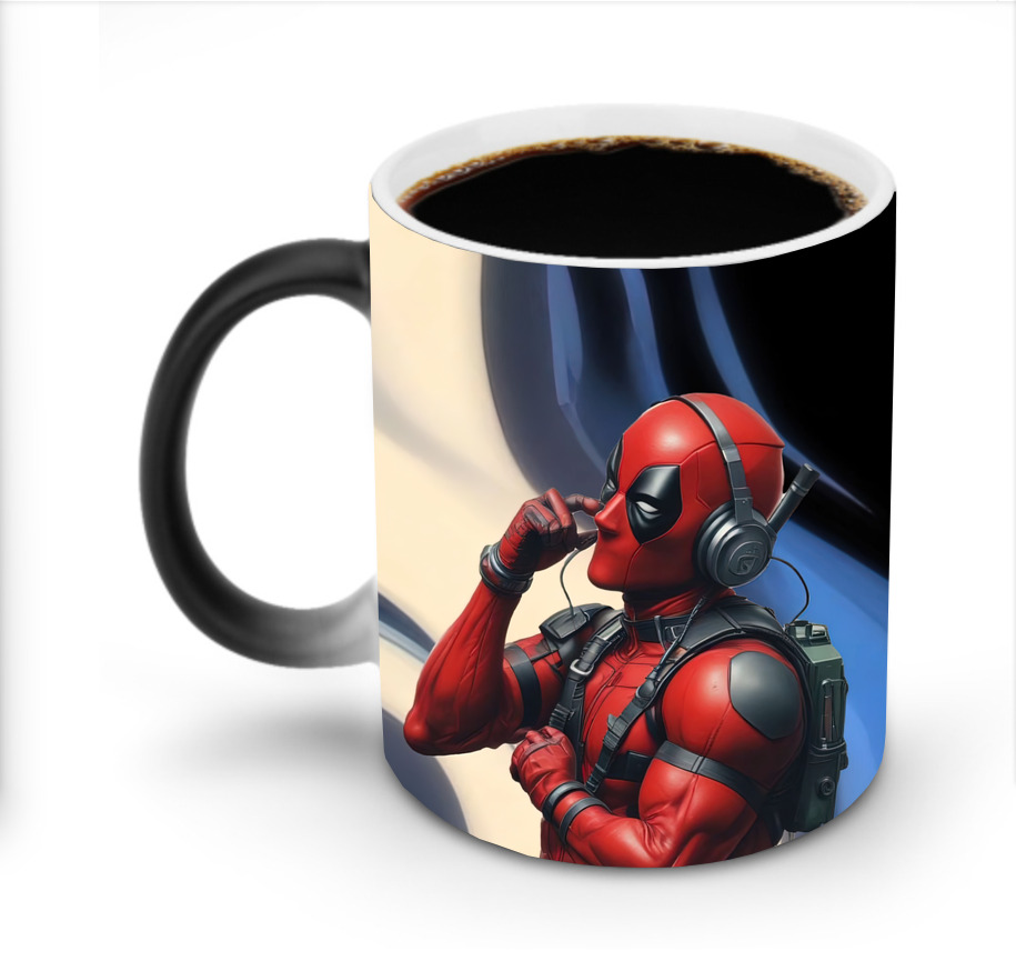 （画像用） Deadpool デッドプール 温度変色マグカップ