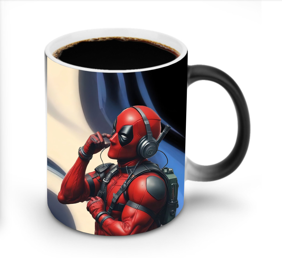 （画像用） Deadpool デッドプール 温度変色マグカップ