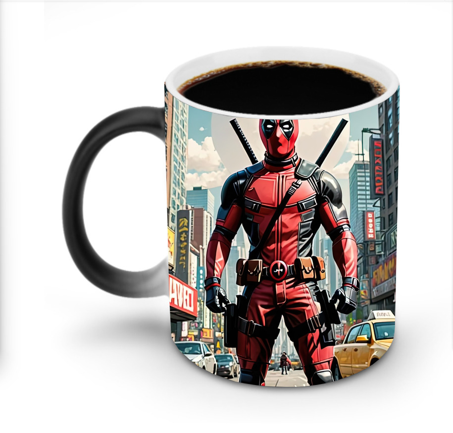 （画像用） Deadpool デッドプール 温度変色マグカップ