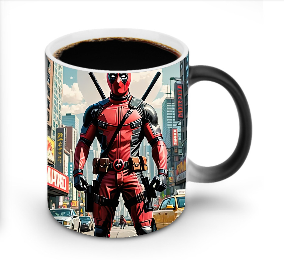 （画像用） Deadpool デッドプール 温度変色マグカップ