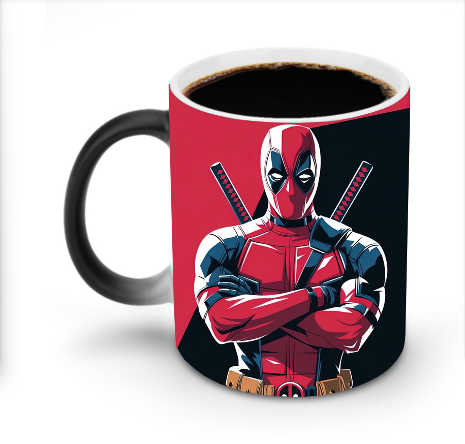 （画像用） Deadpool デッドプール 温度変色マグカップ