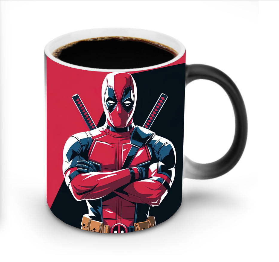 （画像用） Deadpool デッドプール 温度変色マグカップ