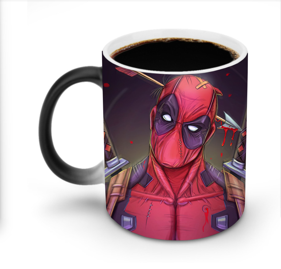 （画像用） Deadpool デッドプール 温度変色マグカップ