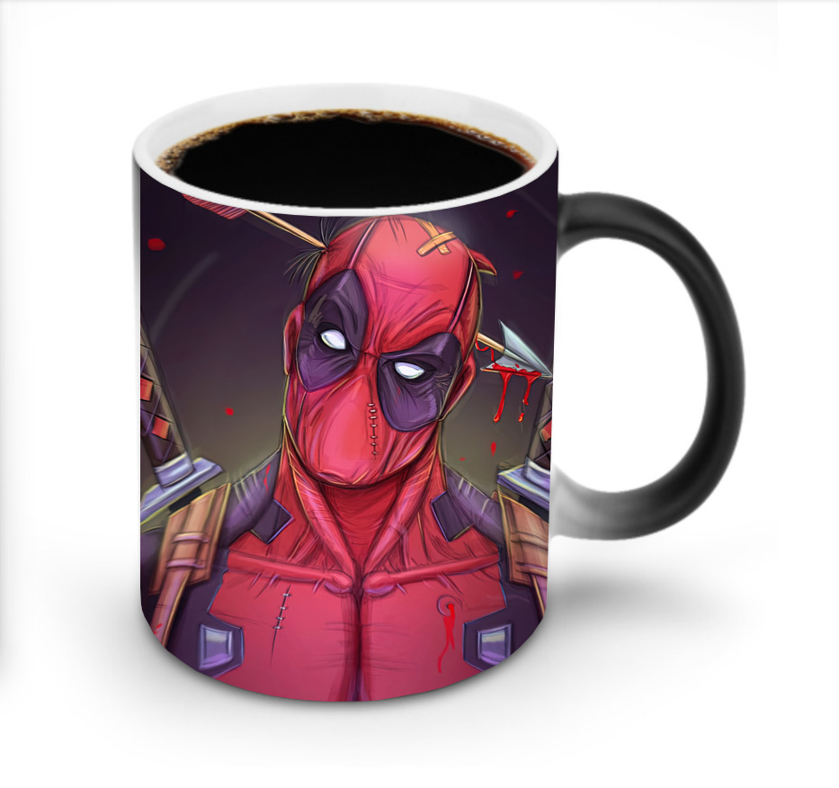 （画像用） Deadpool デッドプール 温度変色マグカップ