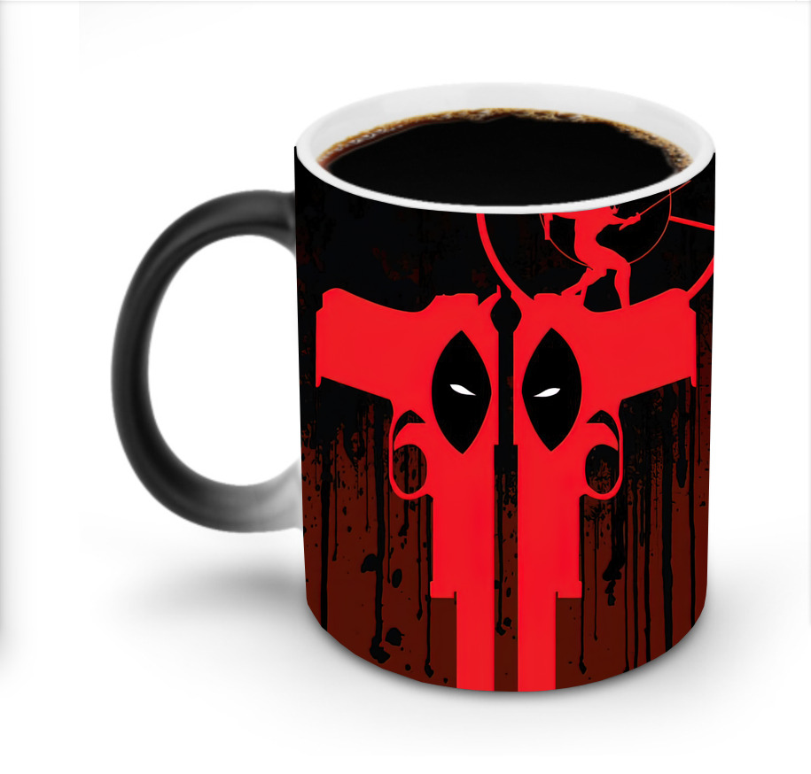 （画像用） Deadpool デッドプール 温度変色マグカップ