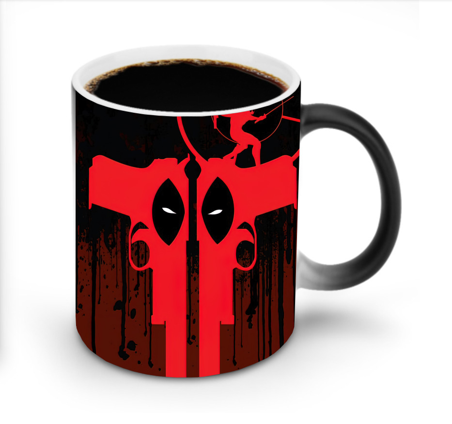 （画像用） Deadpool デッドプール 温度変色マグカップ