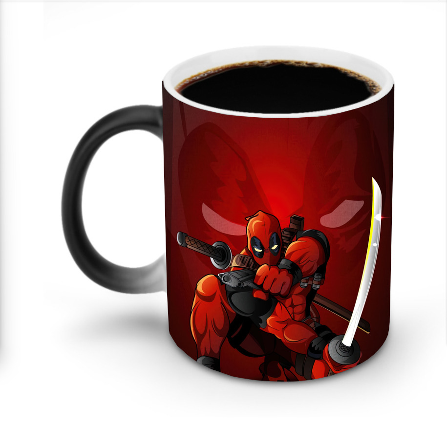 （画像用） Deadpool デッドプール 温度変色マグカップ