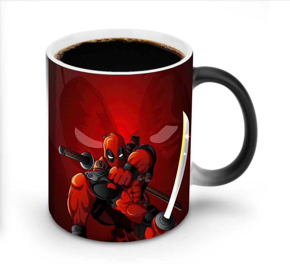 （画像用） Deadpool デッドプール 温度変色マグカップ