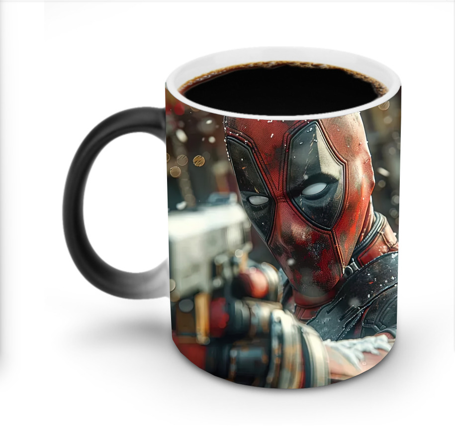 （画像用） Deadpool デッドプール 温度変色マグカップ