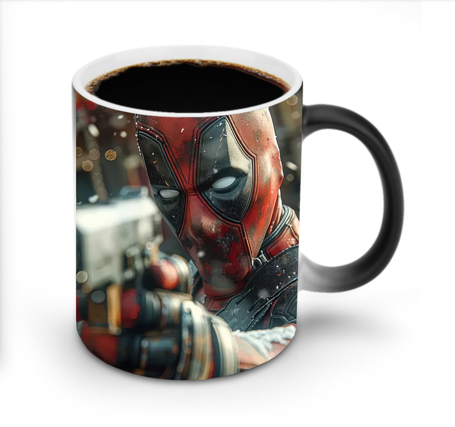 （画像用） Deadpool デッドプール 温度変色マグカップ
