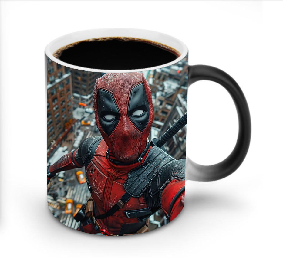 （画像用） Deadpool デッドプール 温度変色マグカップ