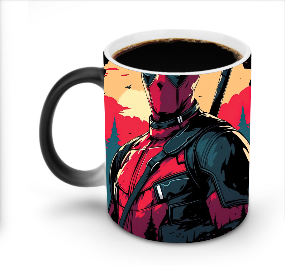 （画像用） Deadpool デッドプール 温度変色マグカップ