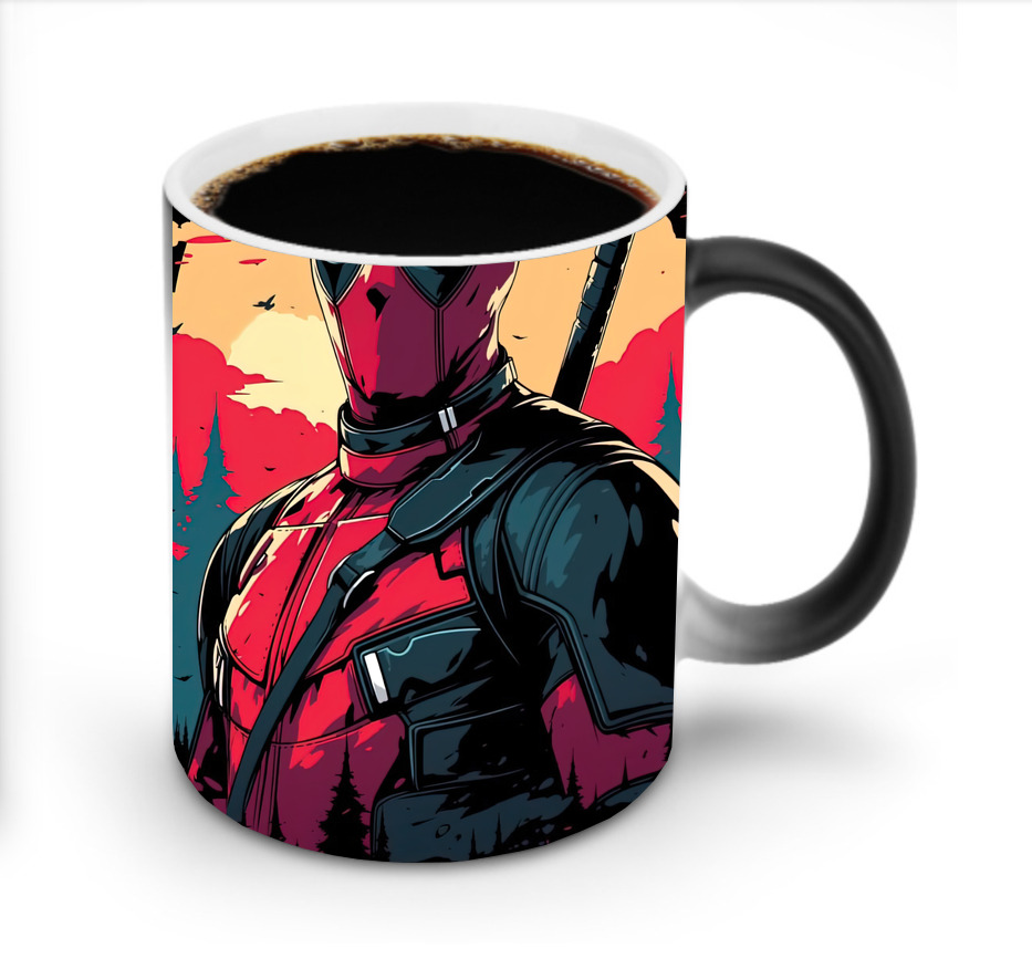 （画像用） Deadpool デッドプール 温度変色マグカップ