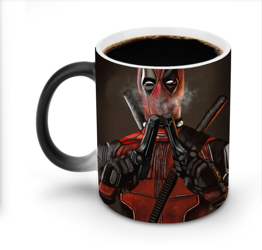 （画像用） Deadpool デッドプール 温度変色マグカップ
