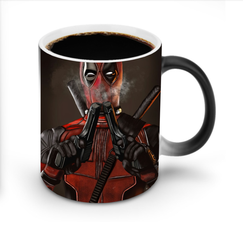 （画像用） Deadpool デッドプール 温度変色マグカップ
