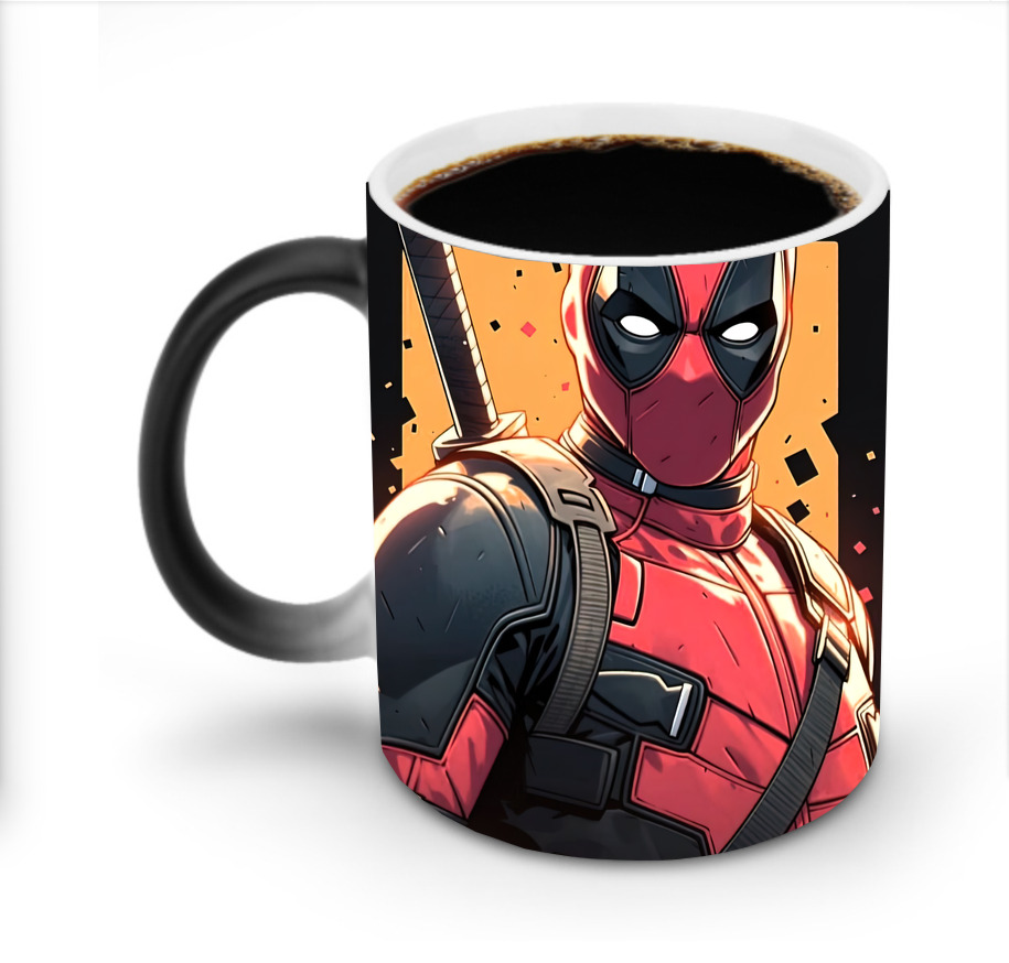 （画像用） Deadpool デッドプール 温度変色マグカップ
