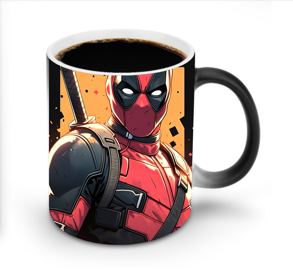 （画像用） Deadpool デッドプール 温度変色マグカップ