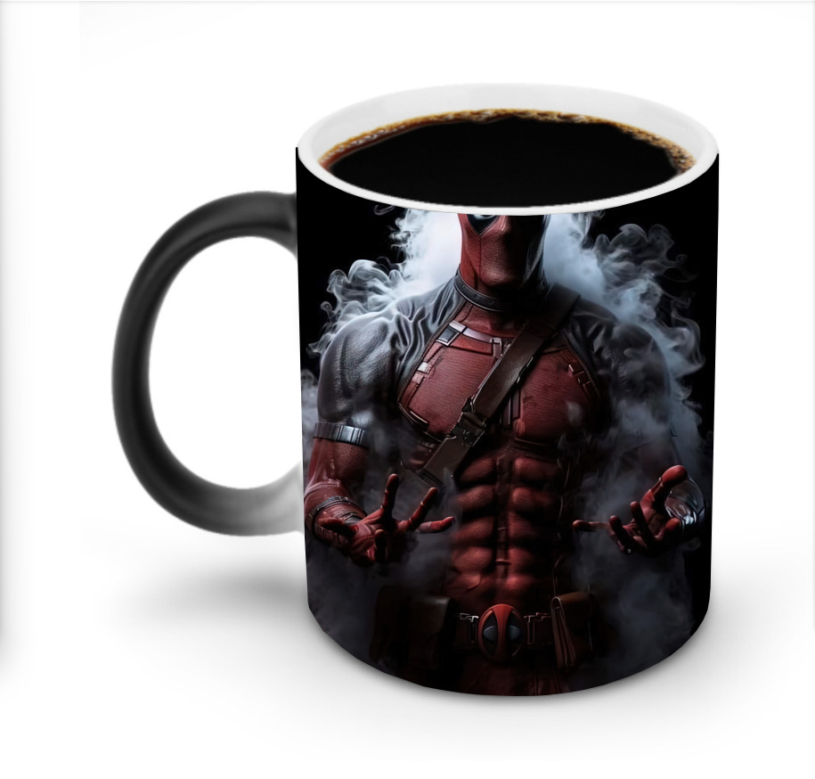 （画像用） Deadpool デッドプール 温度変色マグカップ