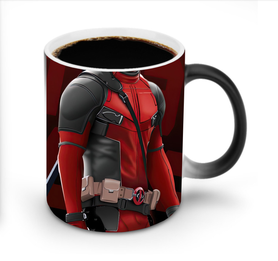 （画像用） Deadpool デッドプール 温度変色マグカップ