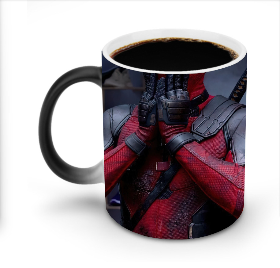 （画像用） Deadpool デッドプール 温度変色マグカップ