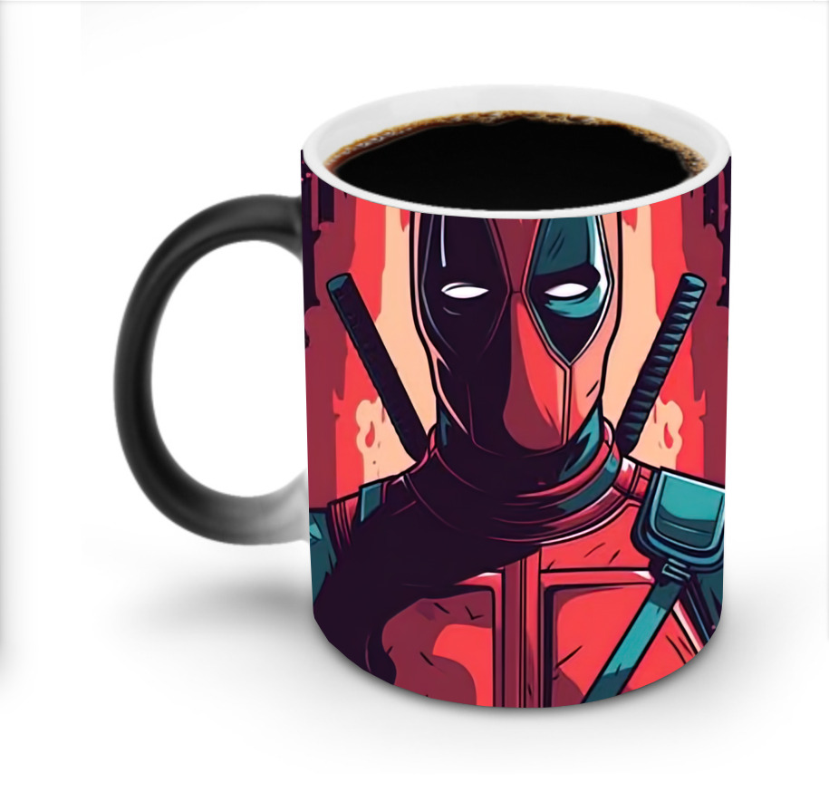 （画像用） Deadpool デッドプール 温度変色マグカップ