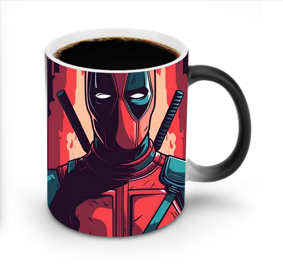 （画像用） Deadpool デッドプール 温度変色マグカップ
