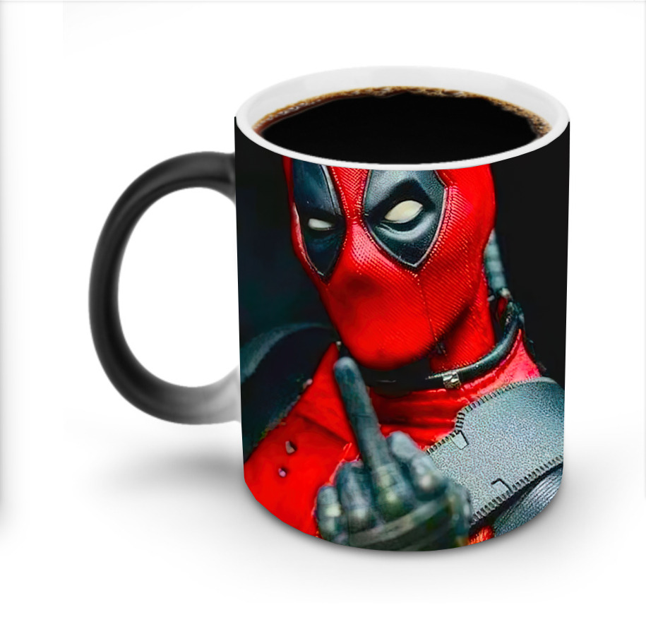 （画像用） Deadpool デッドプール 温度変色マグカップ
