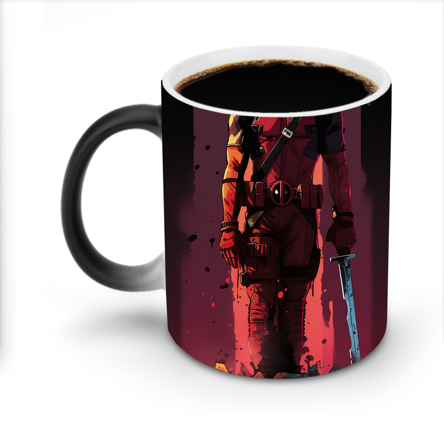 （画像用） Deadpool デッドプール 温度変色マグカップ