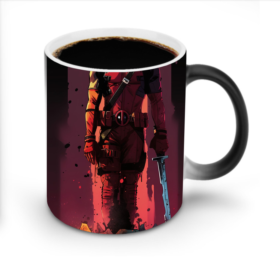 （画像用） Deadpool デッドプール 温度変色マグカップ