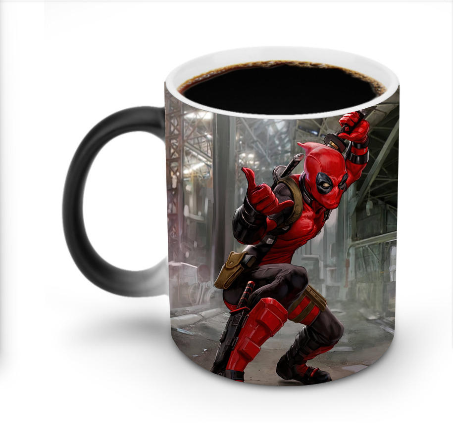 （画像用） Deadpool デッドプール 温度変色マグカップ