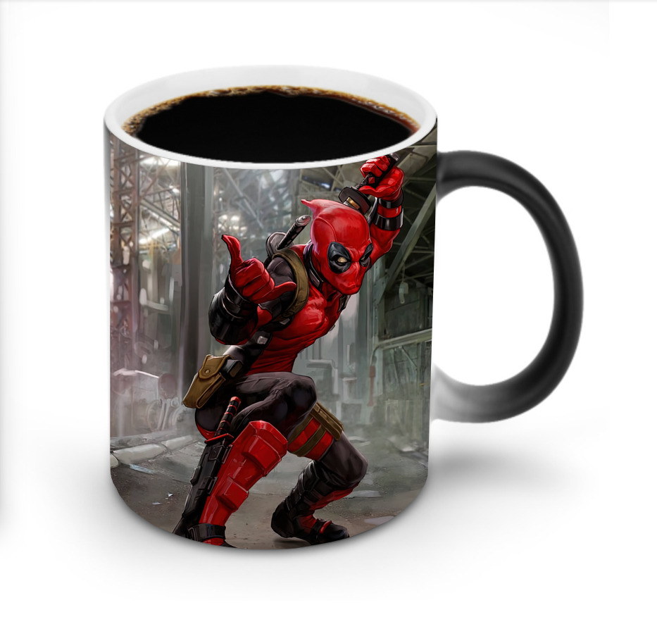 （画像用） Deadpool デッドプール 温度変色マグカップ