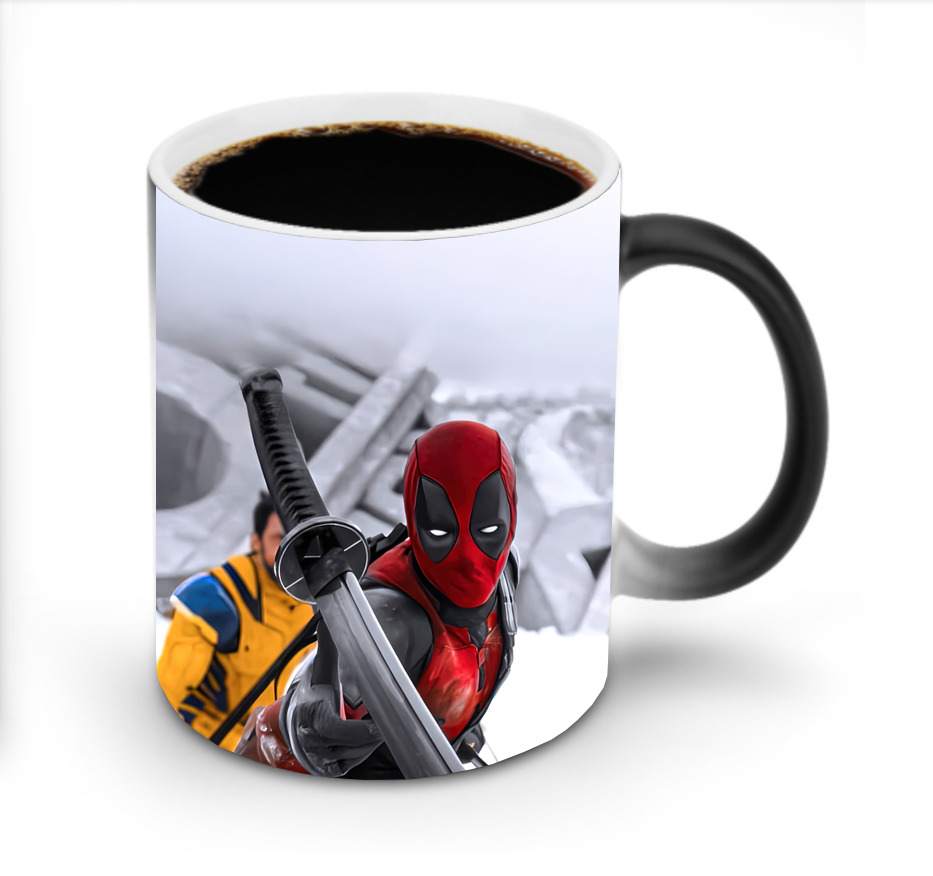 （画像用） Deadpool デッドプール 温度変色マグカップ
